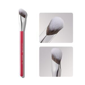 193 2pcs Red Angled Under Eye Makeup Precision Face Blending concealer brushes
